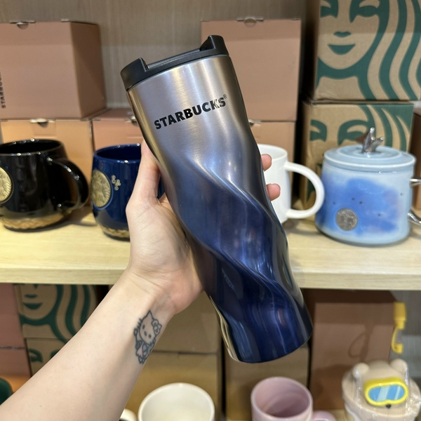 Bình Giữ Nhiệt Starbucks Góc Cạnh