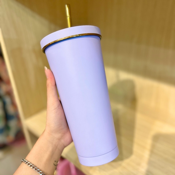 Ly Giữ Nhiệt Tone Pastel Xinh Xắn 750ML