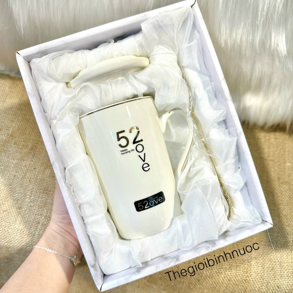 Ly Sứ Couple Trắng Đen 400ML