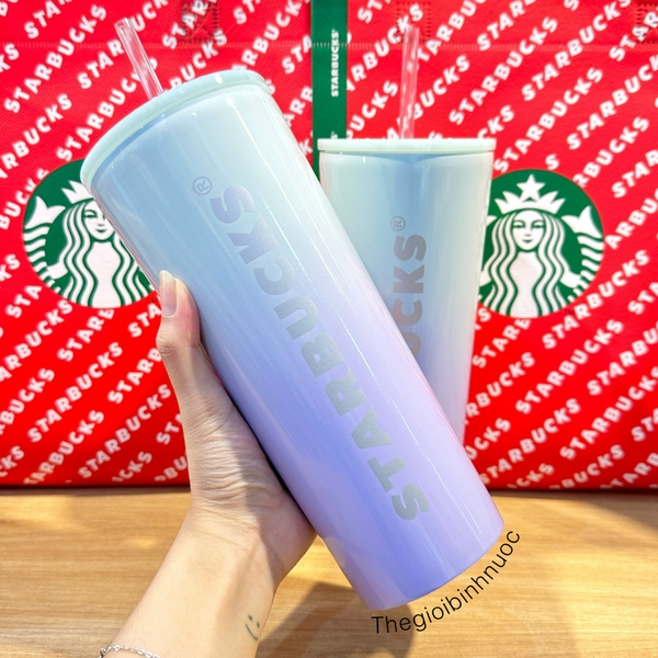 Ly Giữ Nhiệt Starbucks Tặng Kèm Ống Hút 700ML