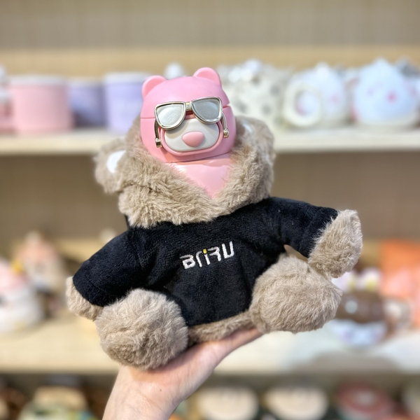 Bình Giữ Nhiệt Kèm Túi Gấu Dễ Thương 500ML 