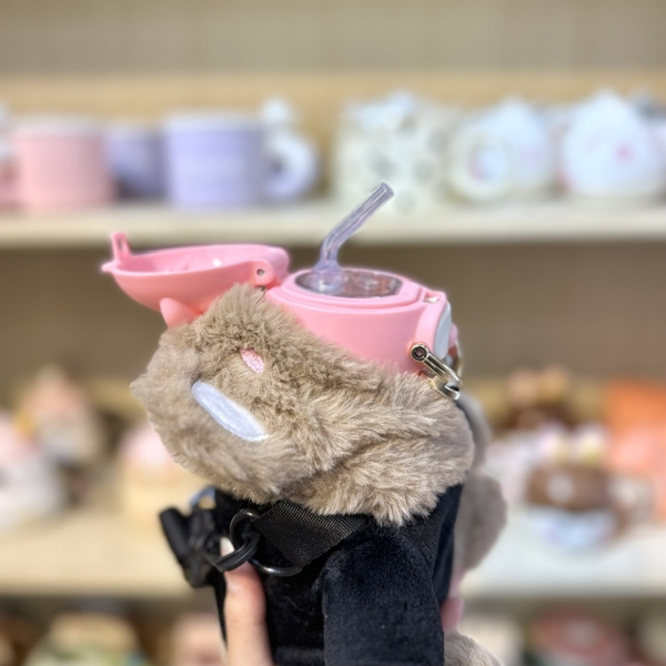 Bình Giữ Nhiệt Kèm Túi Gấu Dễ Thương 500ML 