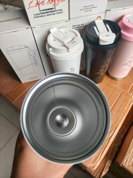 Sỉ In Logo Khắc Tên Ly Giữ Nhiệt Inox 316 500ML