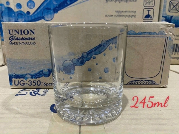 Sỉ In Logo Set 6 LY THỦY TINH 245ML UG350