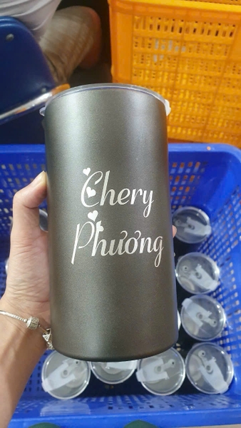 Sỉ In Logo Khắc Tên Ly Giữ Nhiệt Americano 600ML