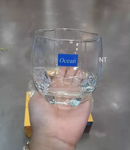Sỉ In Logo Set Ly Thủy Tinh Ocean b17112 340ML