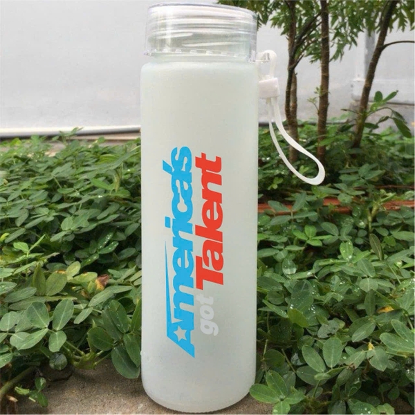 Sỉ In Logo Bình Thủy Tinh Hello Master 500ML