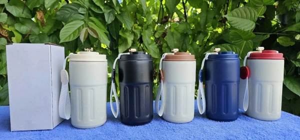 Sỉ In Logo Khắc Tên Ly Giữ Nhiệt Hiển Thị Nhiệt Độ 450M