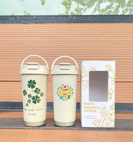 Sỉ In Logo Khắc Tên Ly Giữ Nhiệt Inox 316 500ML