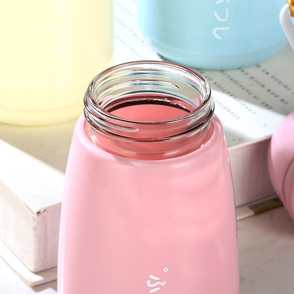 Sỉ In Logo Khắc Logo Bình Thủy Tinh 350ML