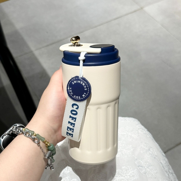Sỉ In Logo Khắc Tên Ly Giữ Nhiệt Hiển Thị Nhiệt Độ 450ML