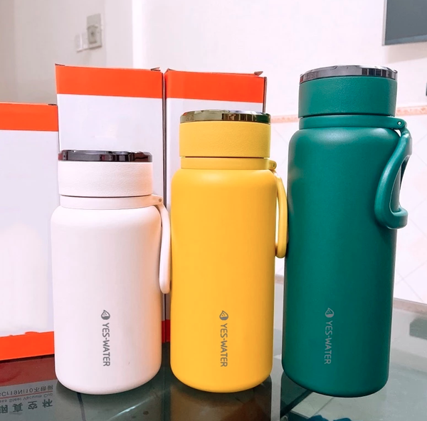 Sỉ In Logo Khắc Tên Bình Giữ Nhiệt BAOL Yes Water 1000ML 1500ML