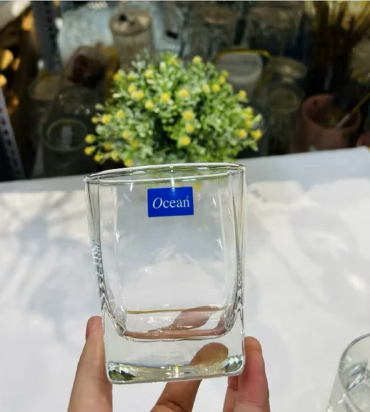 Sỉ In Logo Set Ly Thủy Tinh Ocean b11007 195ML