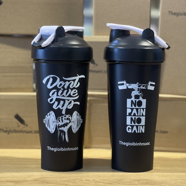 Bình Lắc Shaker Tập Gym 600ML