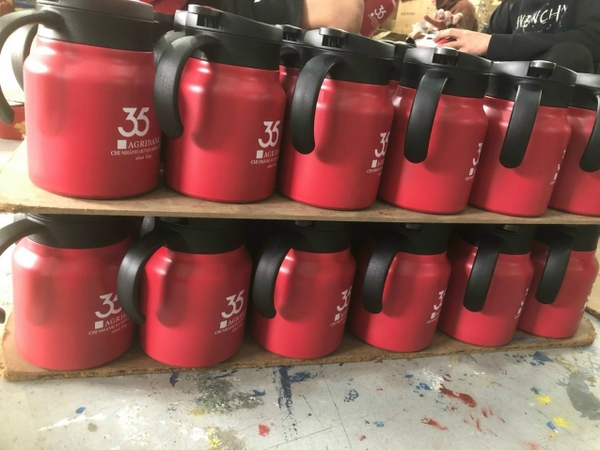 Sỉ In Logo Khắc Tên Bình Giữ Nhiệt Nhám 500ML