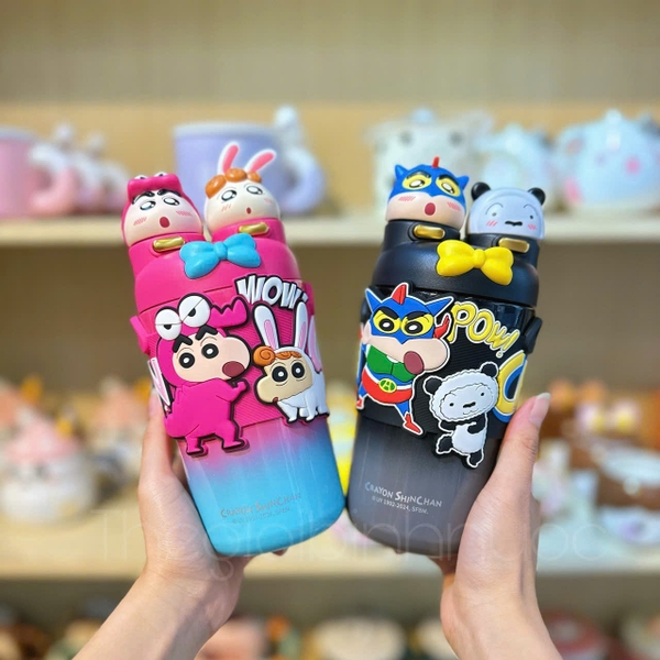 Bình Giữ Nhiệt Kapibara & Hello Kitty Cao Cấp 550ML