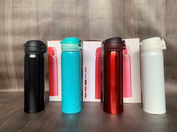Sỉ In Logo Khắc Logo Bình Giữ Nhiệt 500ML 