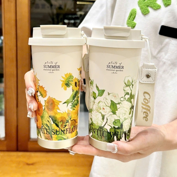 Sỉ In Logo Khắc Tên Ly Giữ Nhiệt Inox 316 500ML