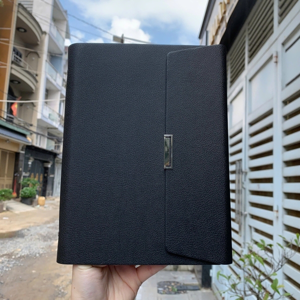 Sỉ In Logo Khắc Logo Sổ Còng Gập 3