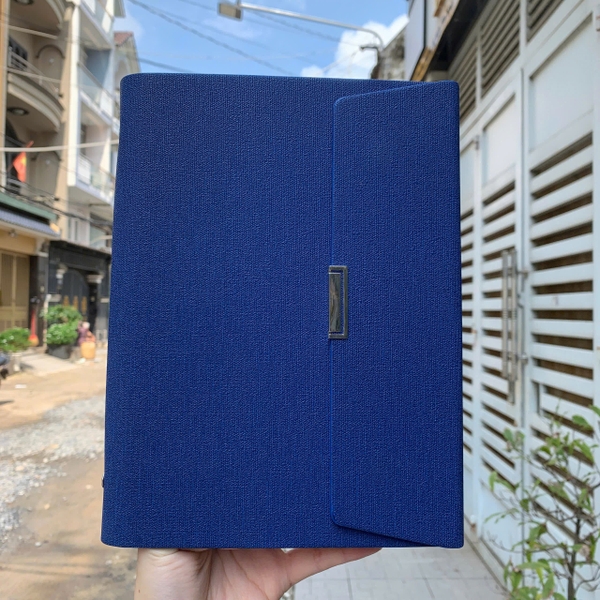 Sỉ In Logo Khắc Logo Sổ Còng Gập 3