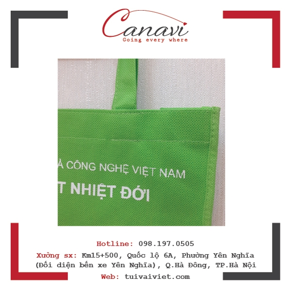 Túi Vải Không Dệt VIỆN KỸ THUẬT NHIỆT ĐỚI TVKD012 03