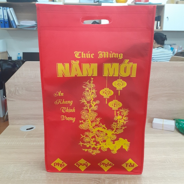 túi đựng quà tết vải không dệt