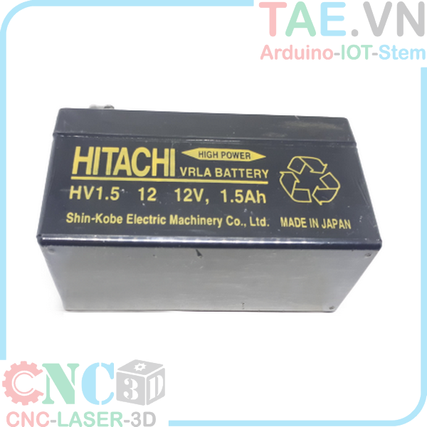 Bình Ắc Quy Hitachi 12V - 1.5Ah - HV1.5