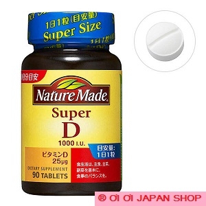 Viên uống Nature Made Super Vitamin D 90 viên