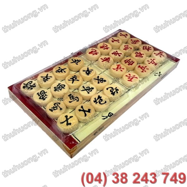 Cờ tướng gỗ, phi 30mm - TQ 1130 (bàn gỗ)