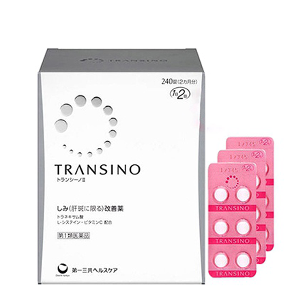 Viên uống trắng da trị nám trắng da Transino Whitening- Nhật Bản hộp 240 viên – MEXITRUM
