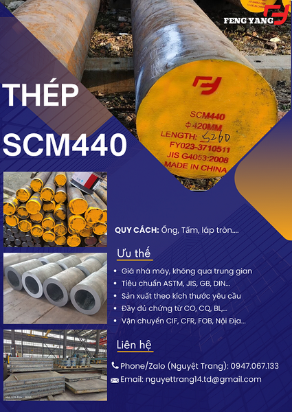 THÉP SCM440 và ứng dụng