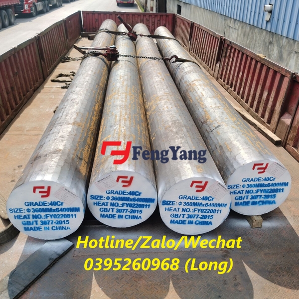 Trục rèn 40Cr với khả năng tôi thấm cao trong chế tạo máy