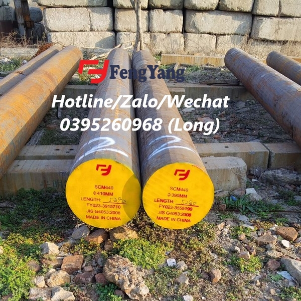 Trục rèn SCM440 chất lượng cao, có kiểm tra siêu âm bọt khí