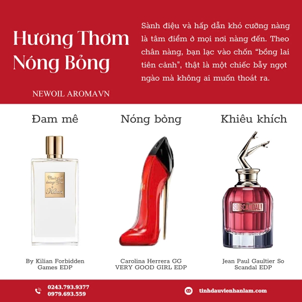 HƯƠNG THƠM NÓNG BỎNG – ĐÁNH THỨC SỰ QUYẾN RŨ TRONG BẠN 🔥