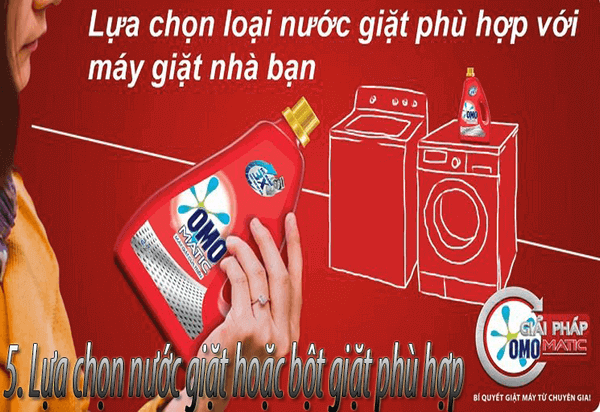 Chọn lựa bột giặt phù hợp 