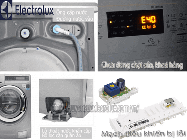 Cách khắc phục máy giặt electrolux nháy đèn start không chạy