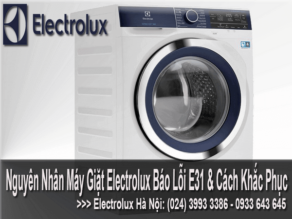 Máy giặt electrolux báo lỗi E31