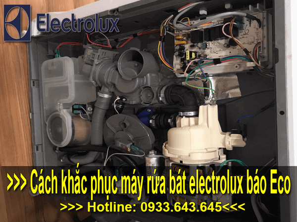 Cách kiểm tra sửa chữa máy rửa bát electrolux báo lỗi Eco
