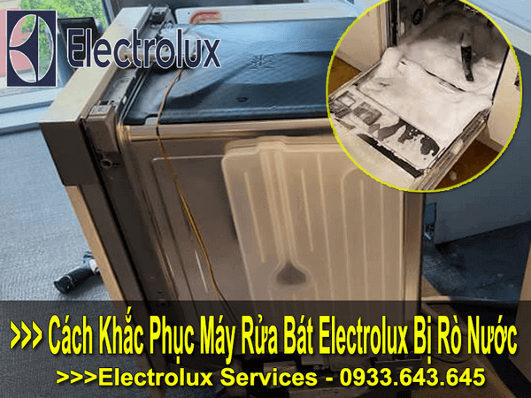 Cách khắc phục ráy rửa bát electrolux rò rỉ nước