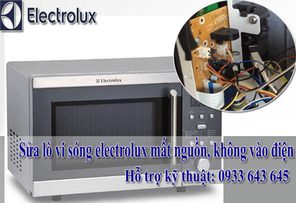 Sửa lò vi sóng electrolux không vào điện