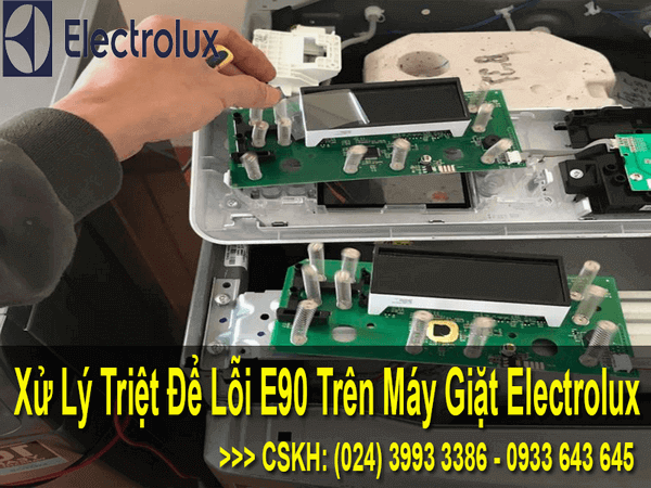 Cách xử lý máy giặt electrolux báo lỗi E90