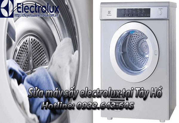 sửa máy sấy electrolux tại tây hồ