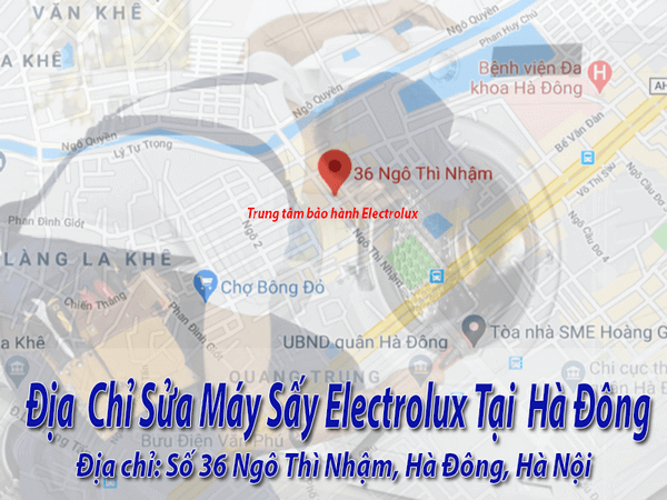 sửa máy sấy electrolux tại hà đông