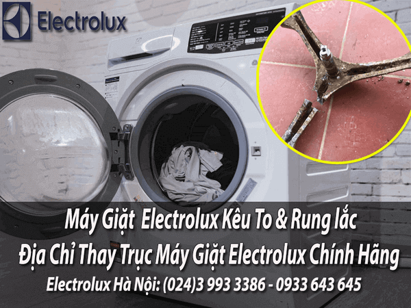Địa chỉ thay trục ba trạc máy giặt electrolux chính hãng