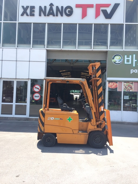 Xe nâng điện cũ hiệu Komatsu FB20EXG-11, tải trọng 2 tấn, 2011, V4500. Mã XC.B20KOD45.00001