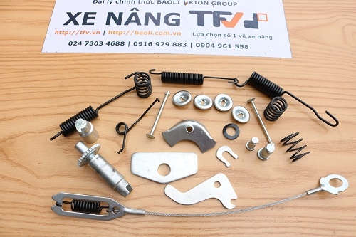 Bộ kit phanh bánh xe nâng model CPCD10~18, CPC10~1 mã A-BB03-002B-0543B hiệu Folangsi. Mã P.00879