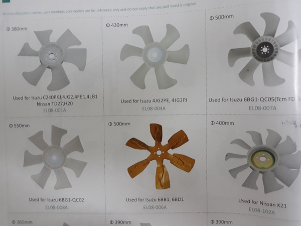 Cánh quạt xe nâng