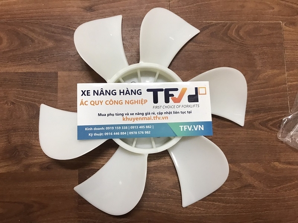 Cánh quạt tản nhiệt xe nâng 5-8FD(1DZ), 7FG(GM-262) mã 16361-23860-71 hiệu Folangsi