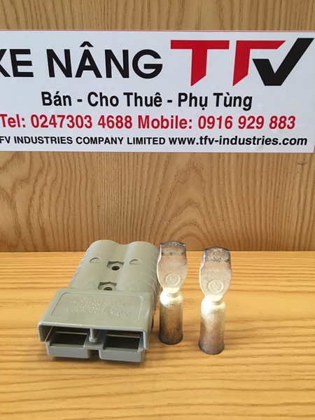 Giắc sạc kết nối ắc quy dùng cho dòng điện 350A, phụ tùng xe nâng, hàng mới 100%. TFVP00134.