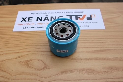 Lọc dầu động cơ xe nâng 15208-01B02 hiệu Folangsi, hàng mới 100%. Mã P.00120